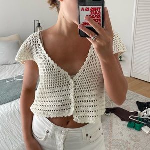 princess polly crochet top XS/s